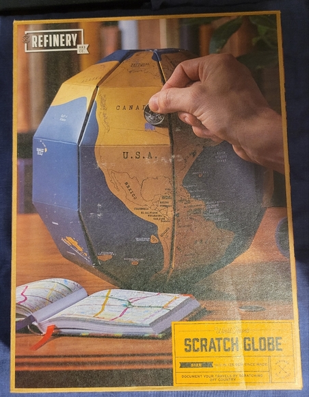 NOB World Travels Scratch Globe Heritage Collective - Picture 1 of 8